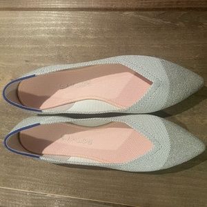 Rothy's The Point in Diamond Metallic Size 7.5